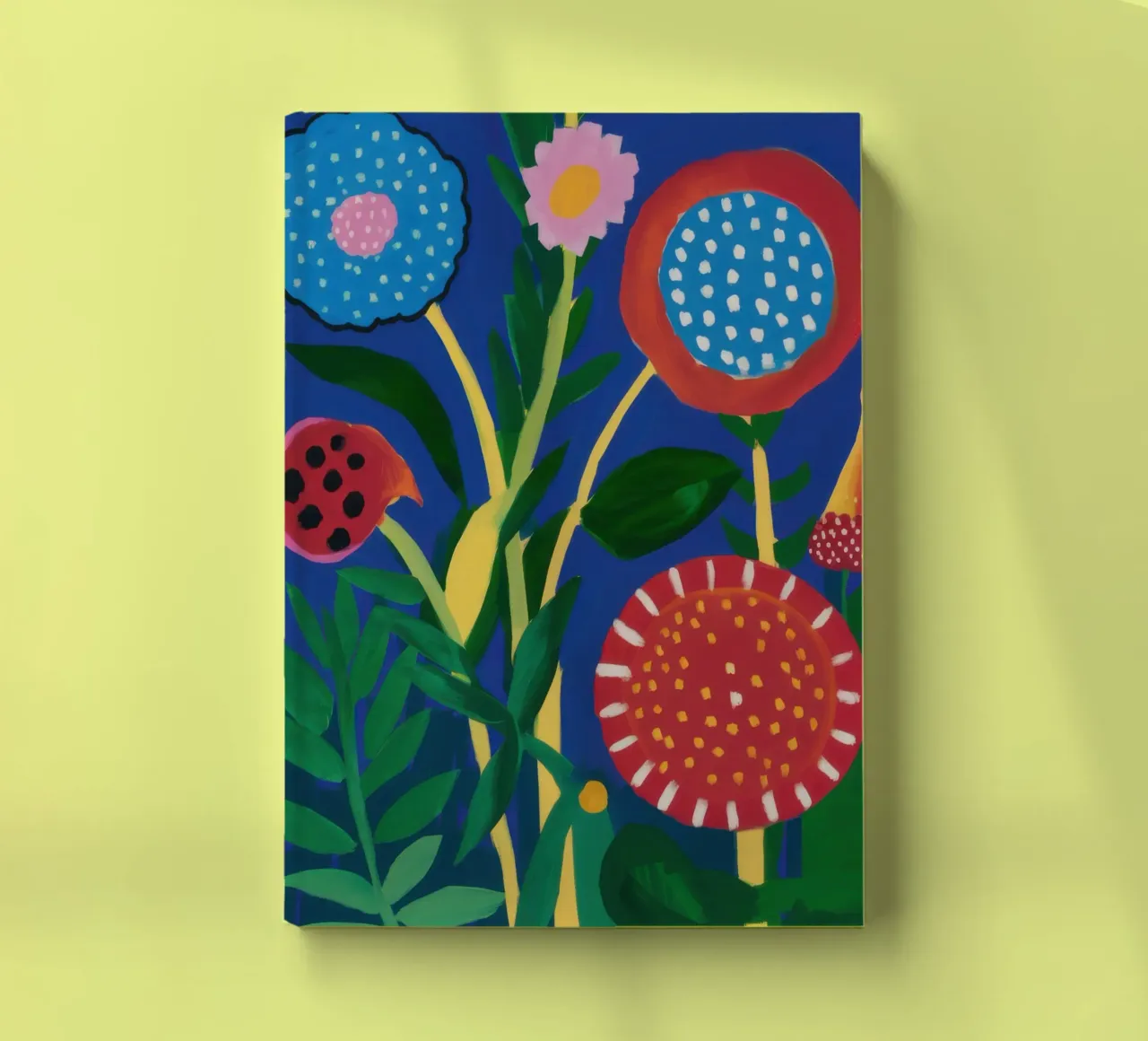 Jardin de minuit abstrait carnet de notes de Sentinel Glow