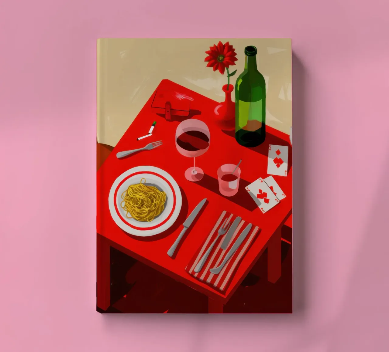 Post, Feast Crimson Tableau notebook by Mossy Pigment