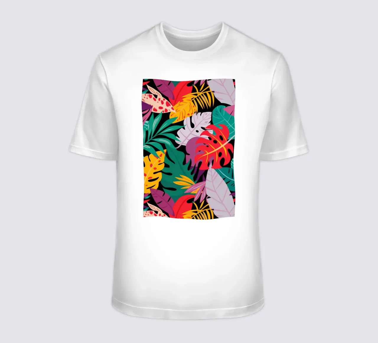 Rivolta cromatica tropicale t-shirt da Arcane Lines