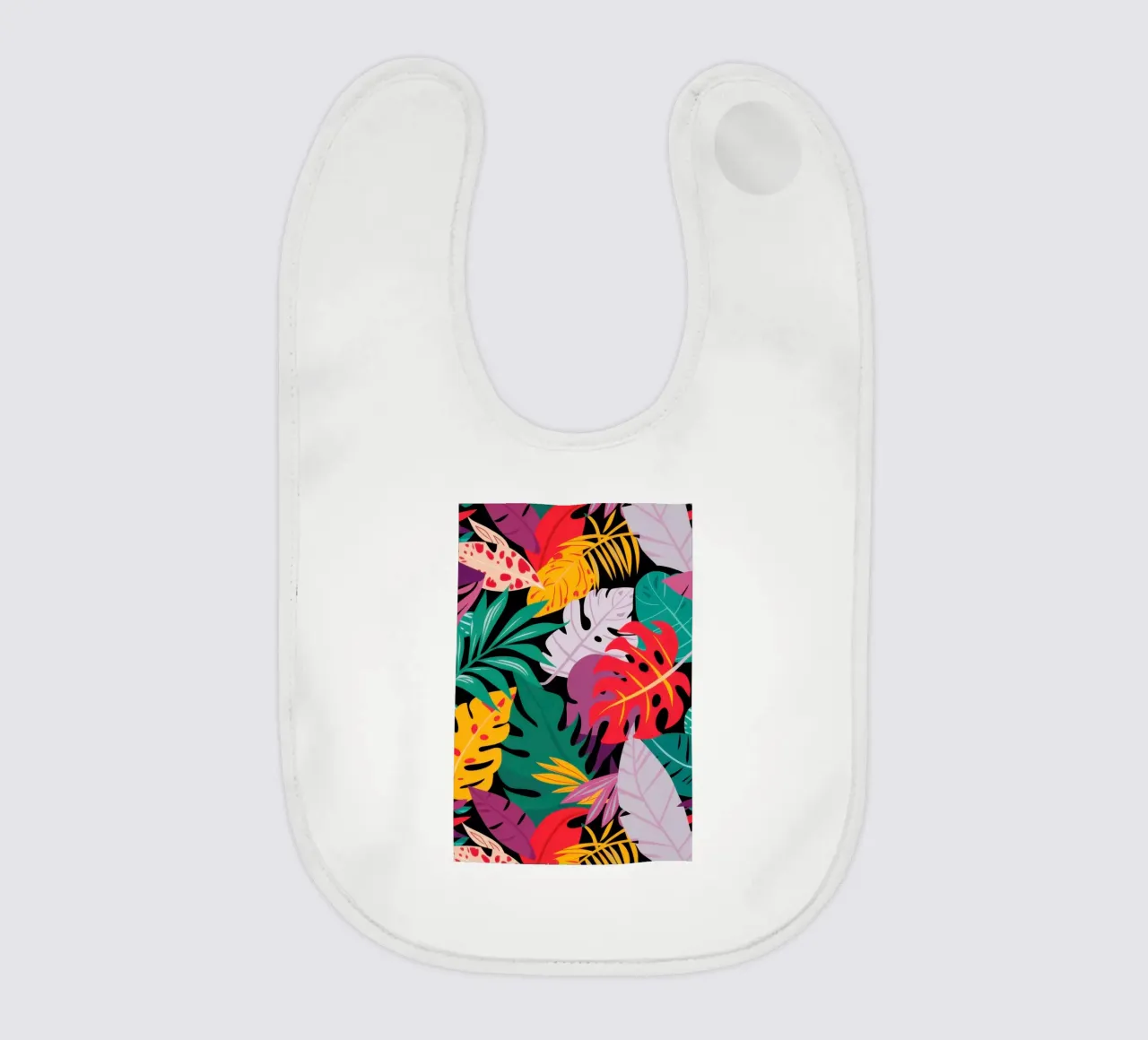 Chromatic Tropic Riot baby bib by Arcane Lines
