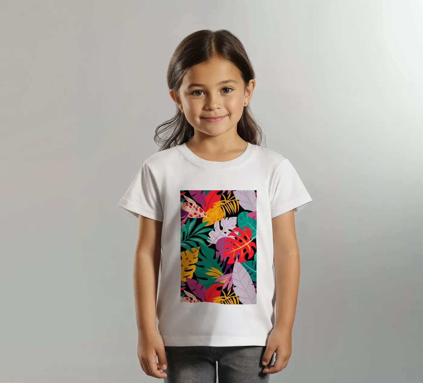 Rivolta cromatica tropicale t-shirt bambini da Arcane Lines