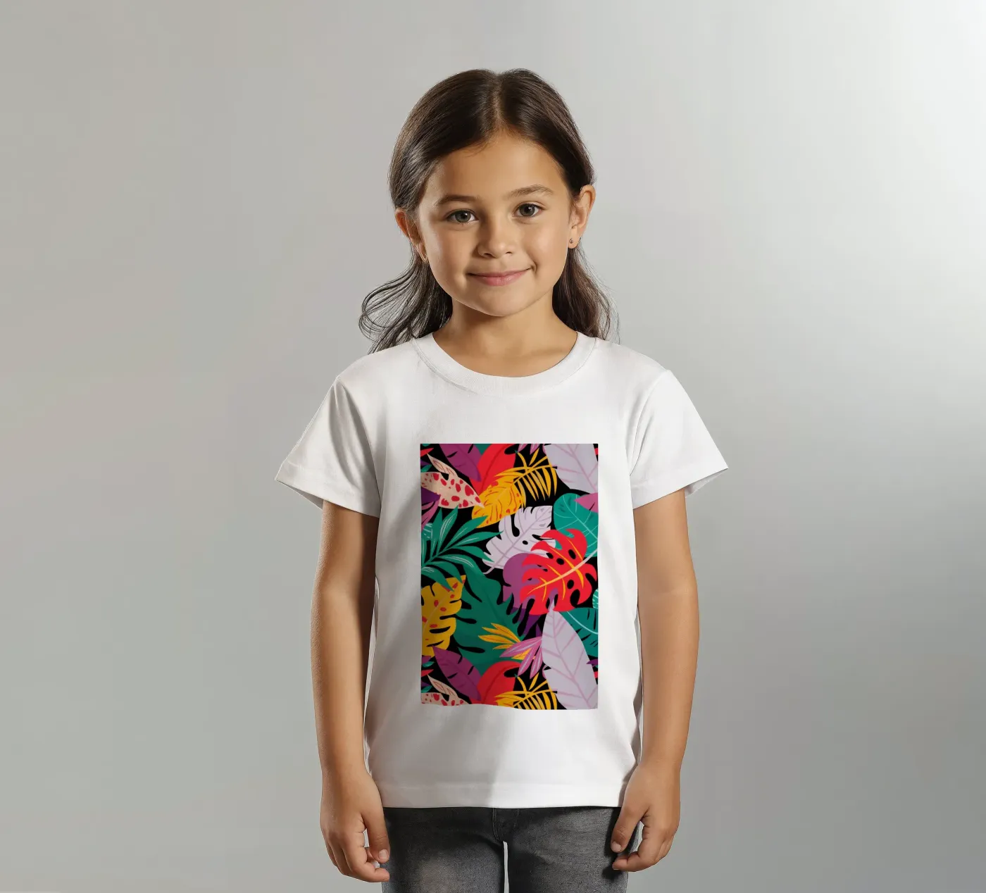 Rivolta cromatica tropicale t-shirt bambini da Arcane Lines