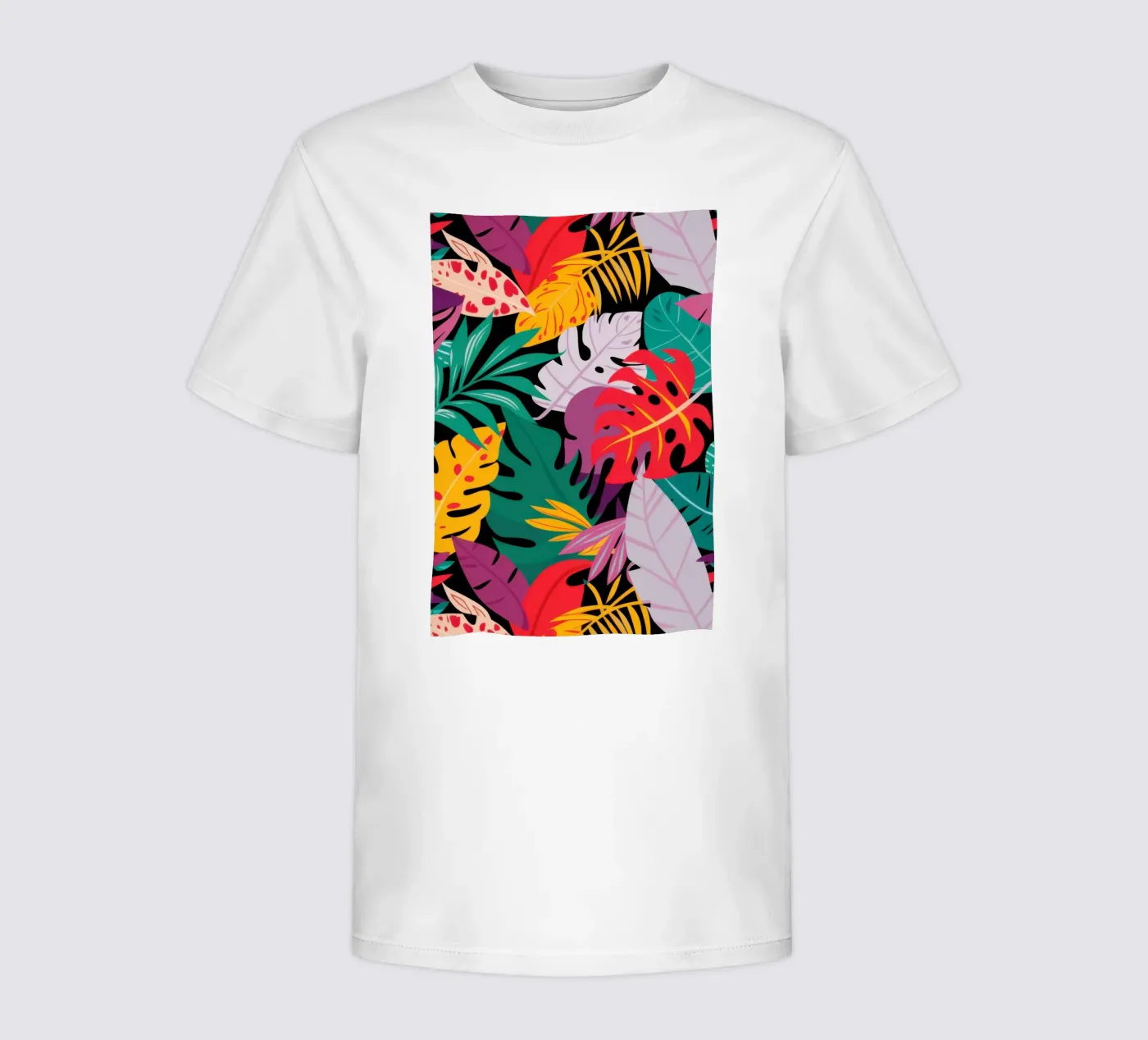 Rivolta cromatica tropicale t-shirt bambini da Arcane Lines