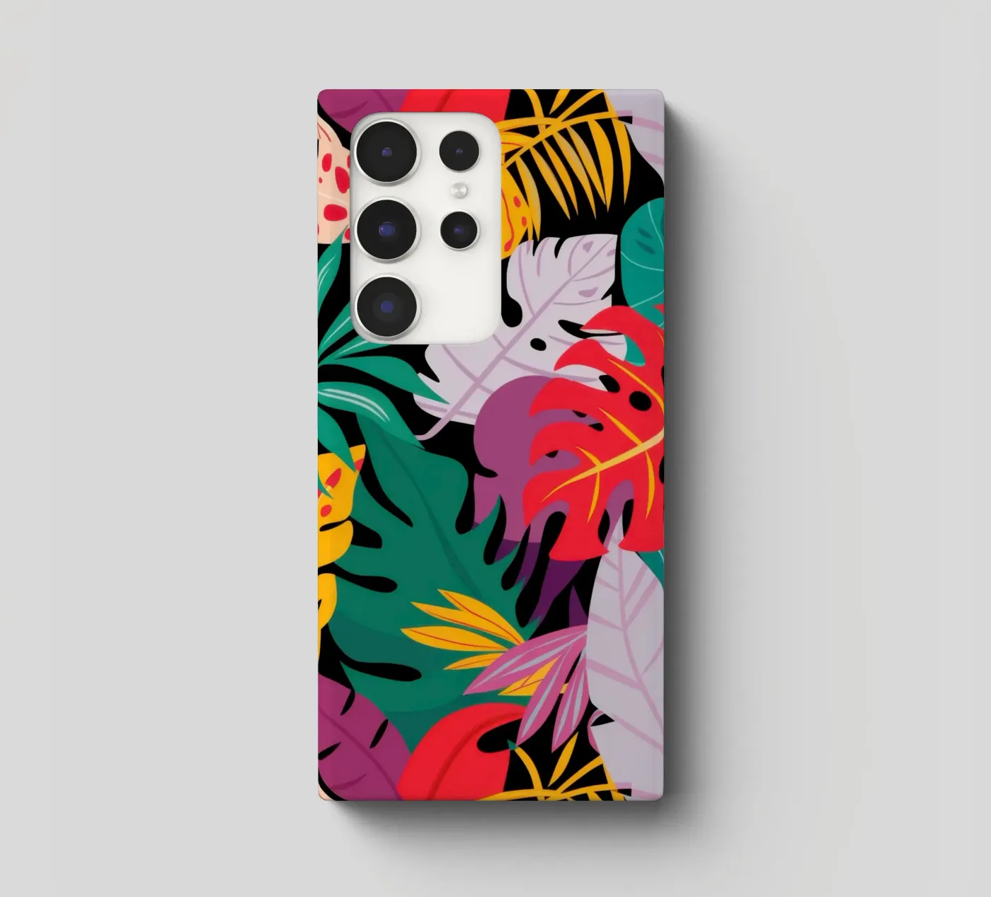 Rivolta cromatica tropicale cover samsung da Arcane Lines