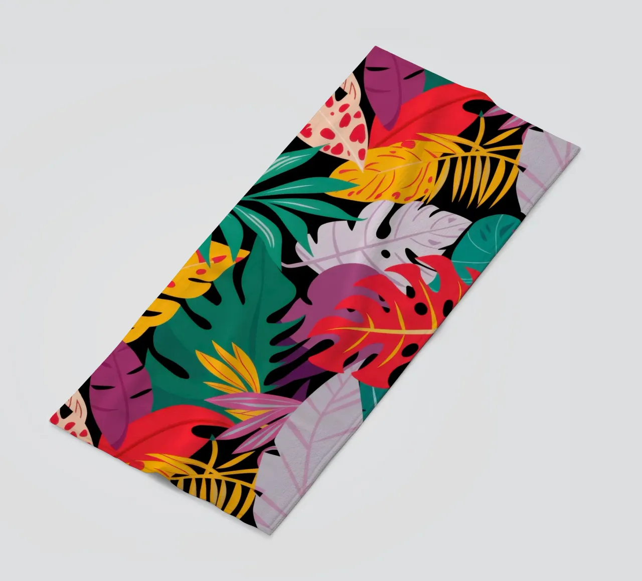 Chromatic Tropic Riot beach towel by Arcane Lines
