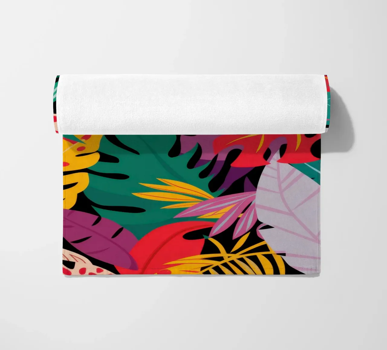 Chromatic Tropic Riot beach towel by Arcane Lines