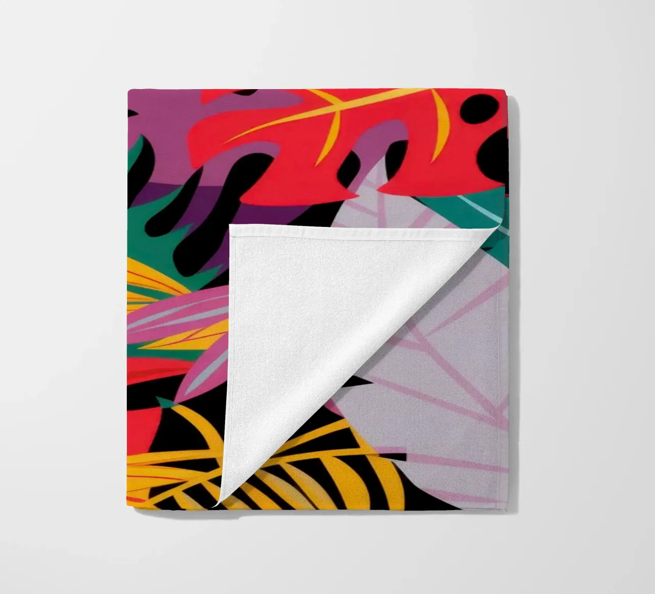 Chromatic Tropic Riot beach towel by Arcane Lines