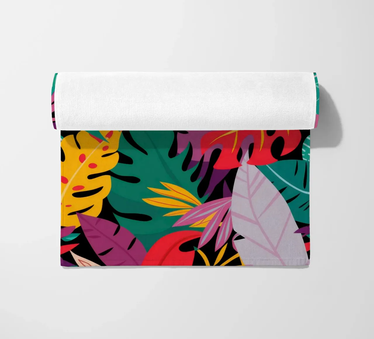 Chromatic Tropic Riot beach towel by Arcane Lines