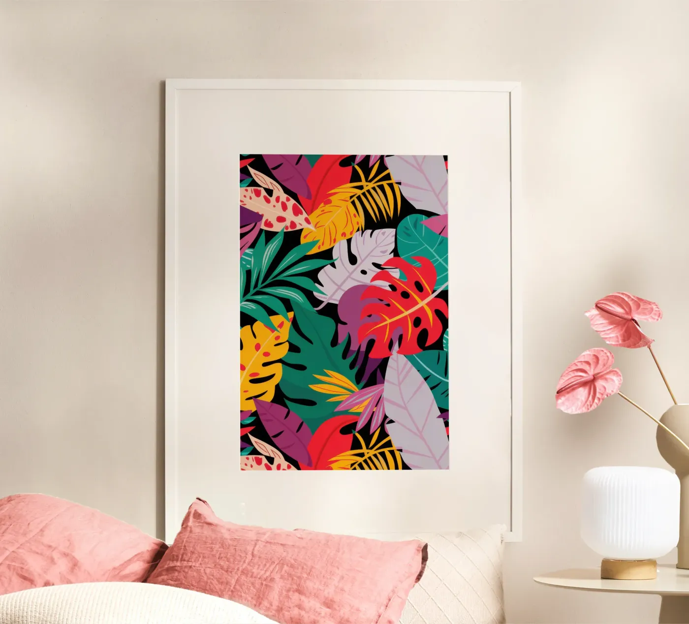 Rivolta cromatica tropicale poster da Arcane Lines