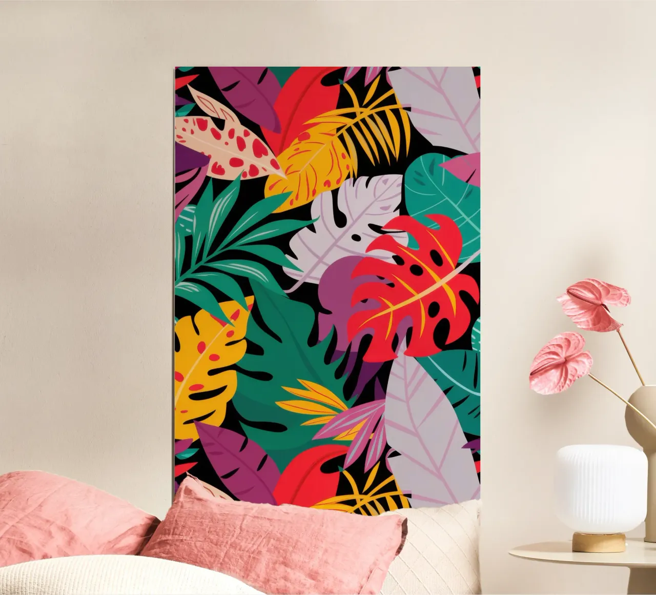 Rivolta cromatica tropicale poster da Arcane Lines