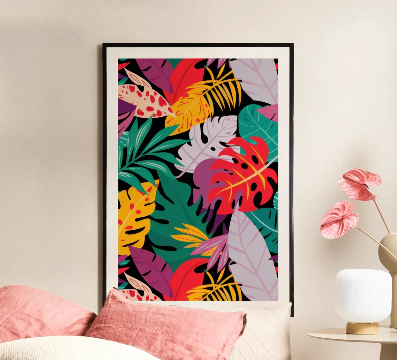 Rivolta cromatica tropicale poster da Arcane Lines