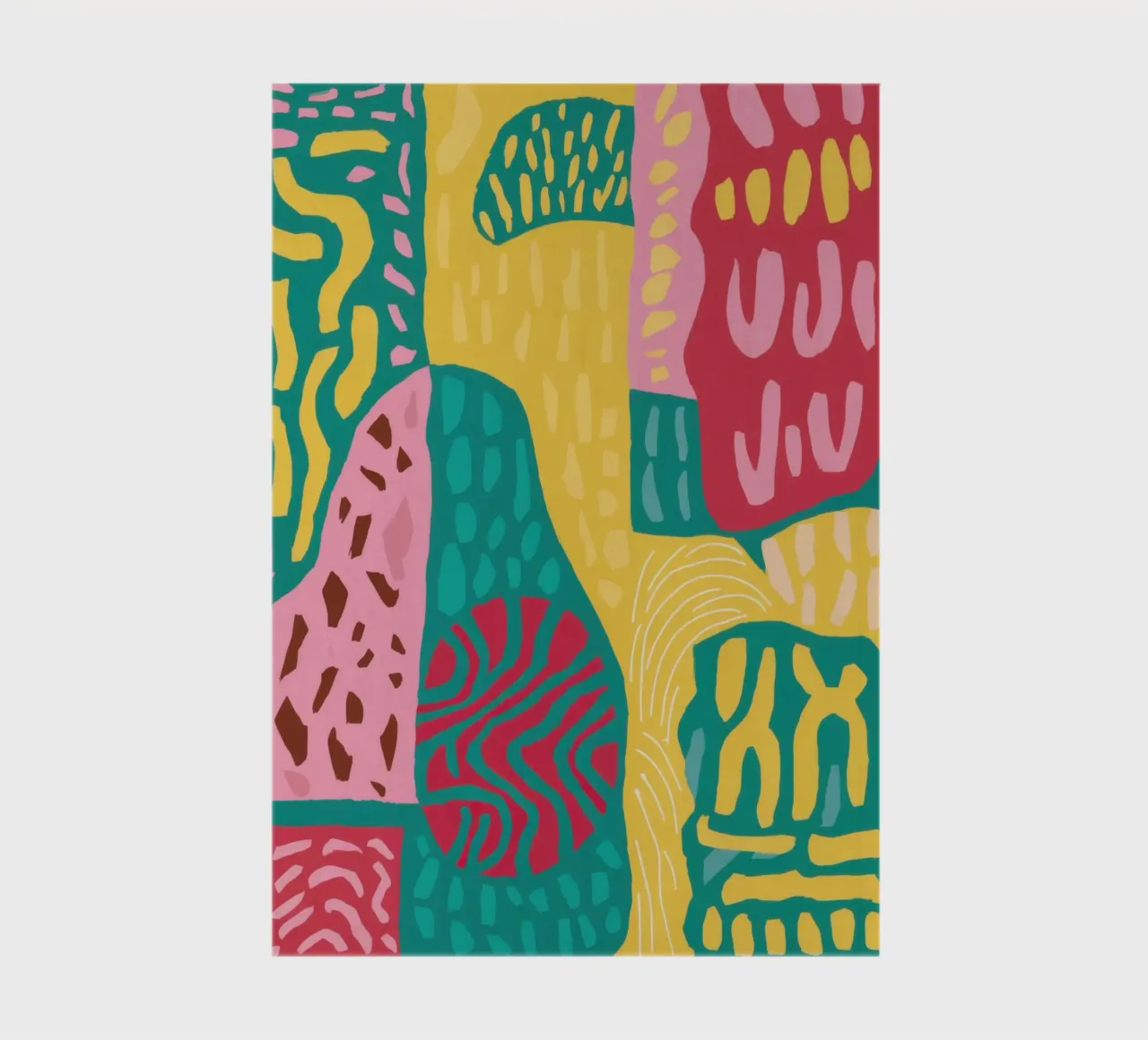 Vibrant Pattern Patchwork notebook by Sentinel Glow