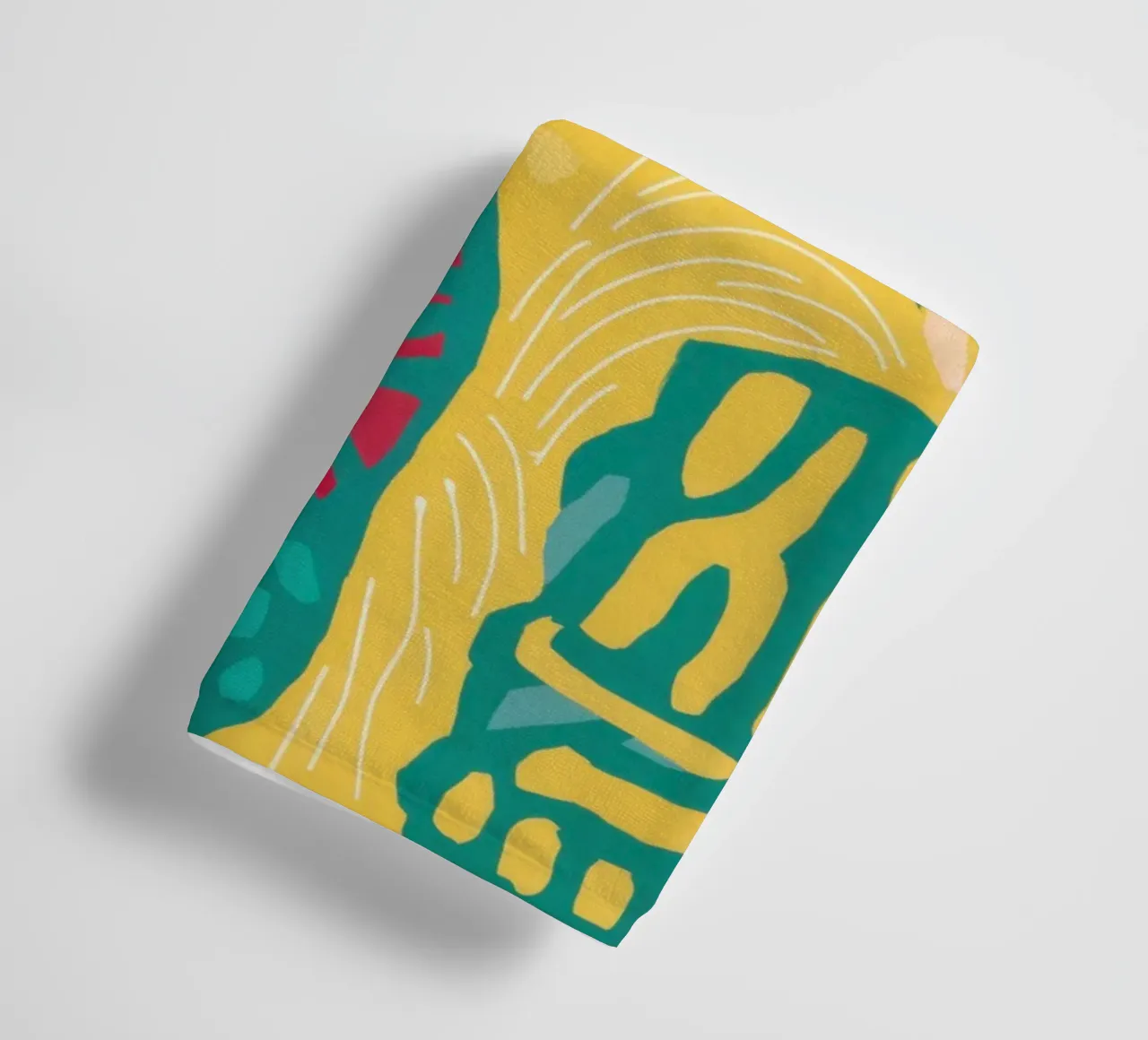 Vibrant Pattern Patchwork towel by Sentinel Glow