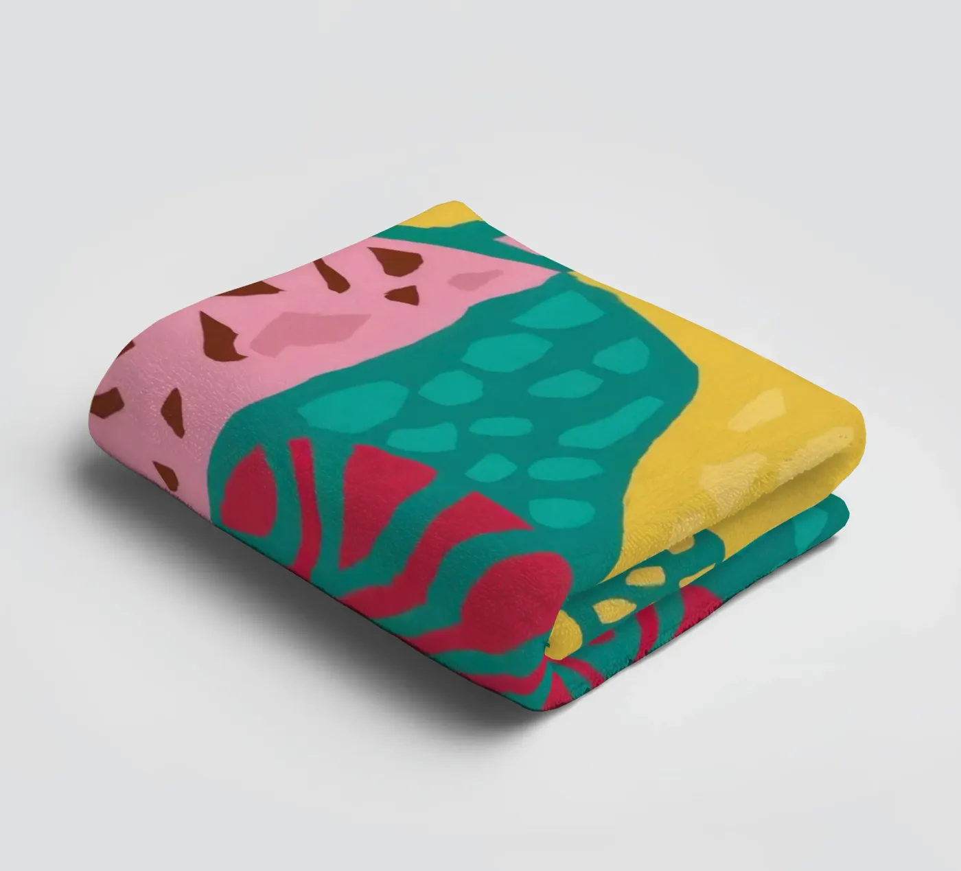 Lebendiges Muster Patchwork Handtuch von Sentinel Glow