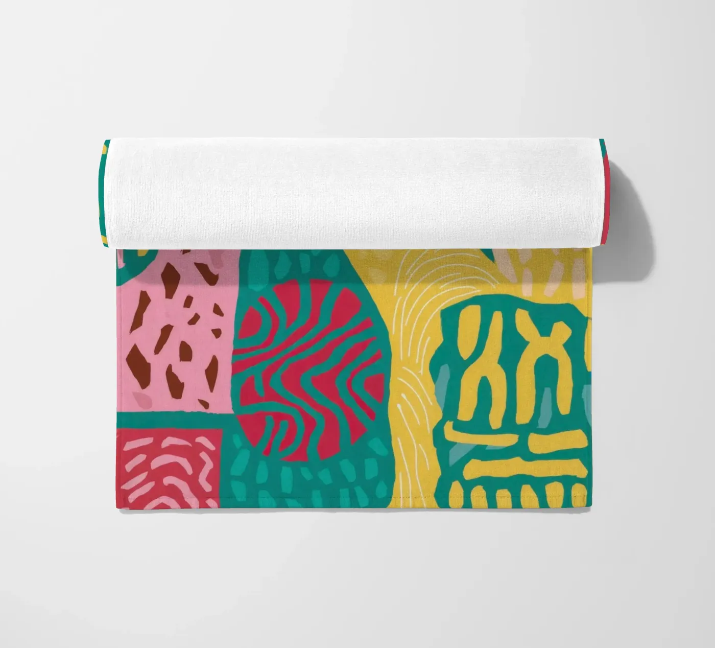 Patchwork a motivi vivaci telo mare da Sentinel Glow