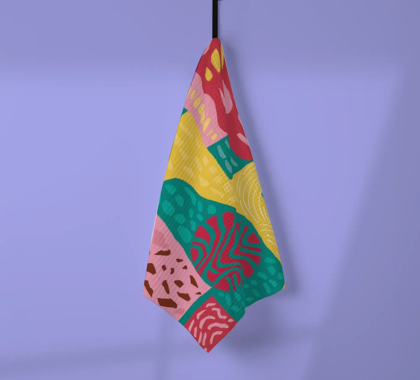 Patchwork a motivi vivaci canovaccio da cucina da Sentinel Glow