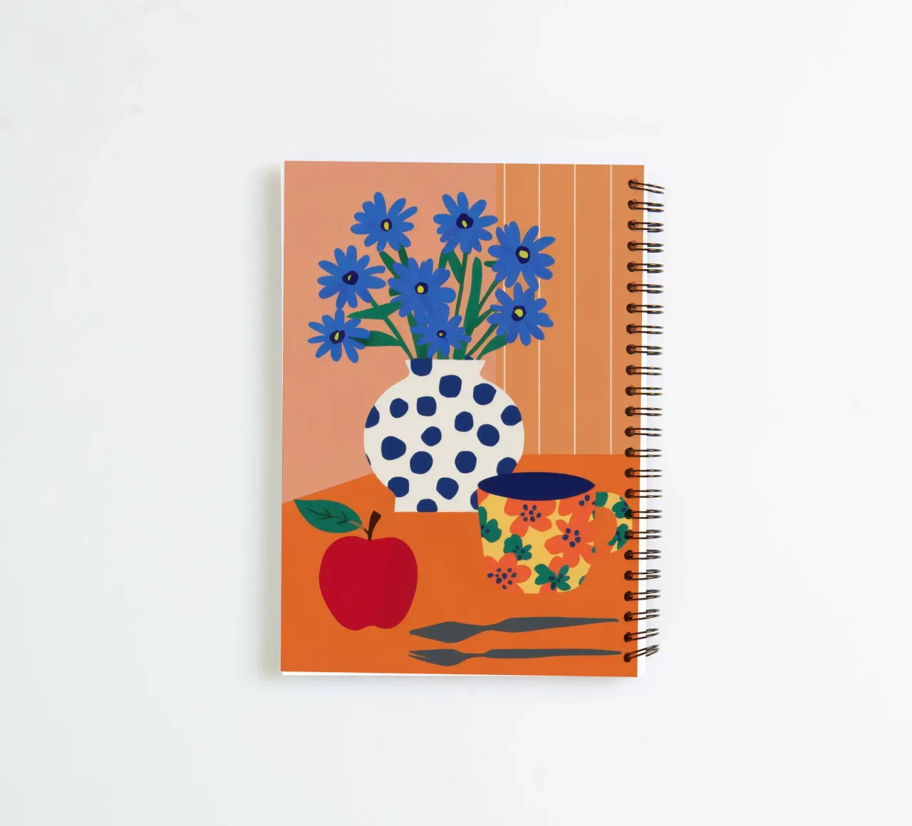 Pois, pois e fiori diario ad anelli da Mossy Pigment