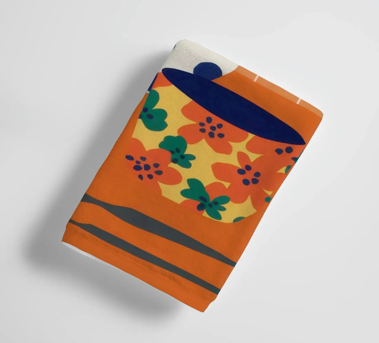 Pois, pois e fiori asciugamano da bagno da Mossy Pigment