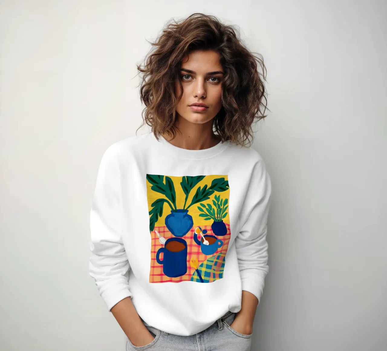 Copa Cobalto Quietud sudadera de Arcane Lines