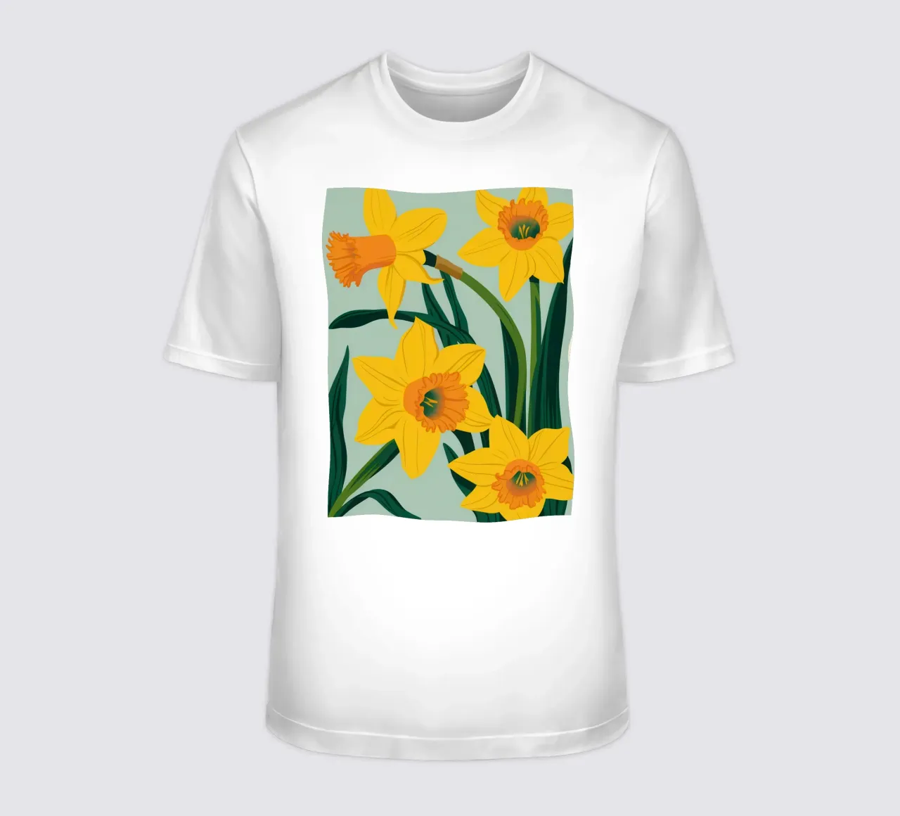 Golden Daffodil Radiance t-shirt by Hollow Years