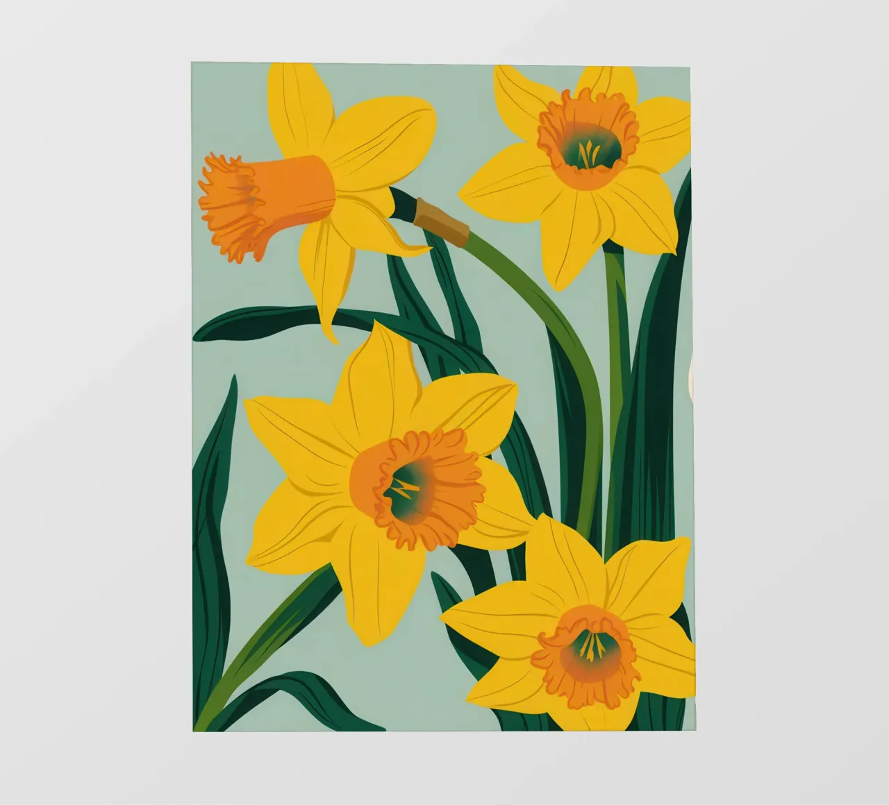 Radiosità del narciso dorato telo in pvc da Hollow Years