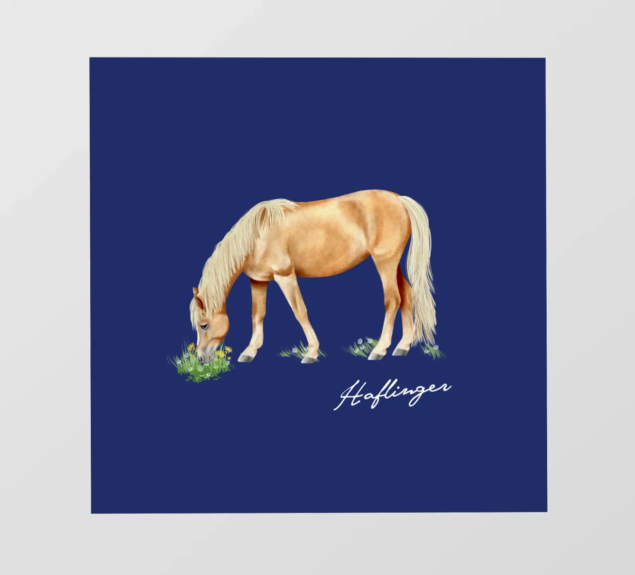 Haflinger telo in pvc da Moonlit Illustrations