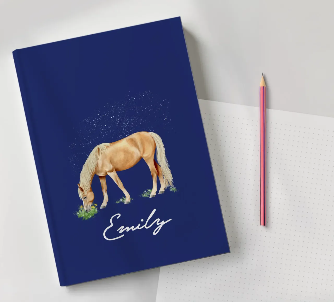 Haflinger notebook by Moonlit Illustrations
