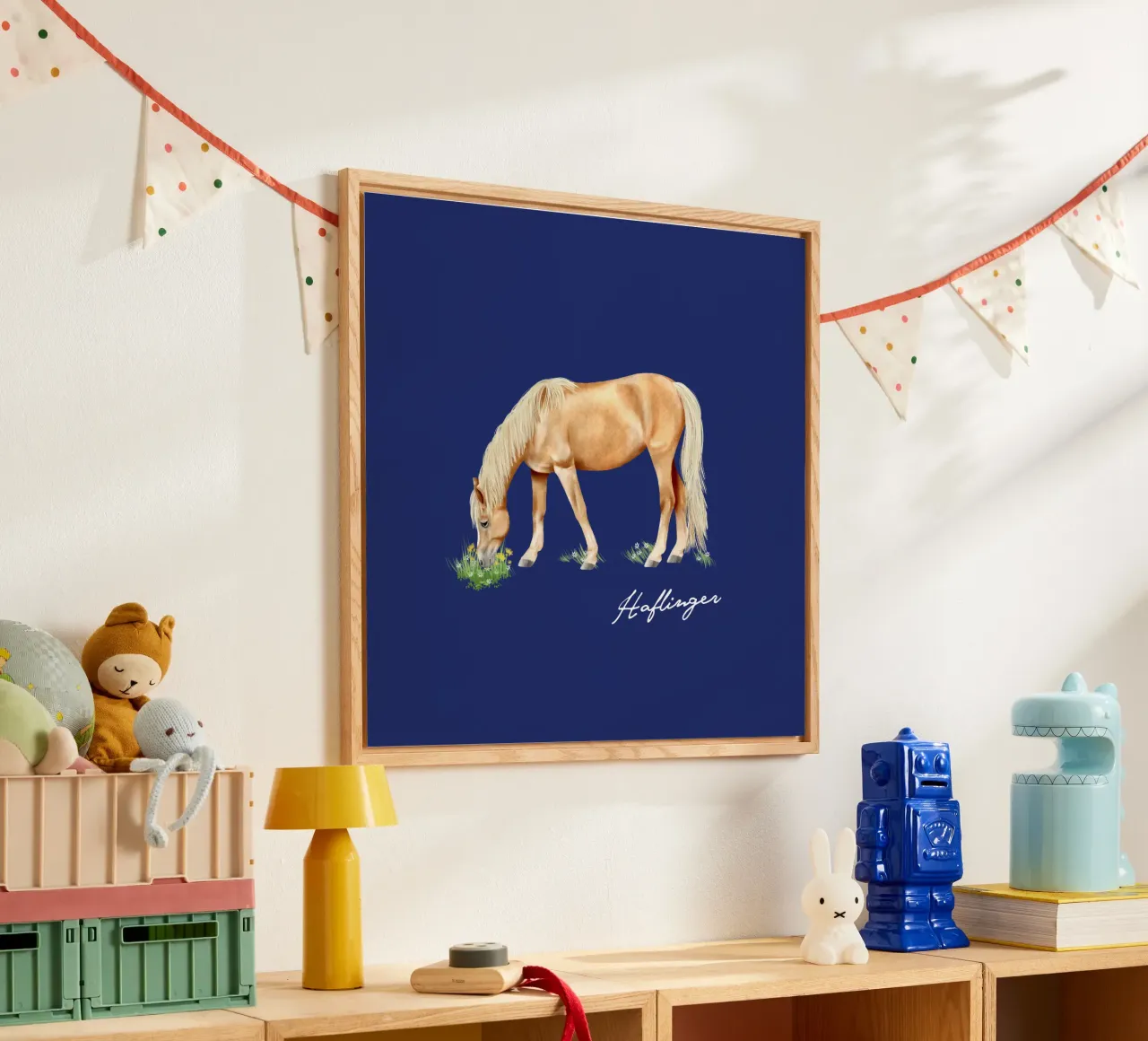 Haflinger plexiglas de Moonlit Illustrations