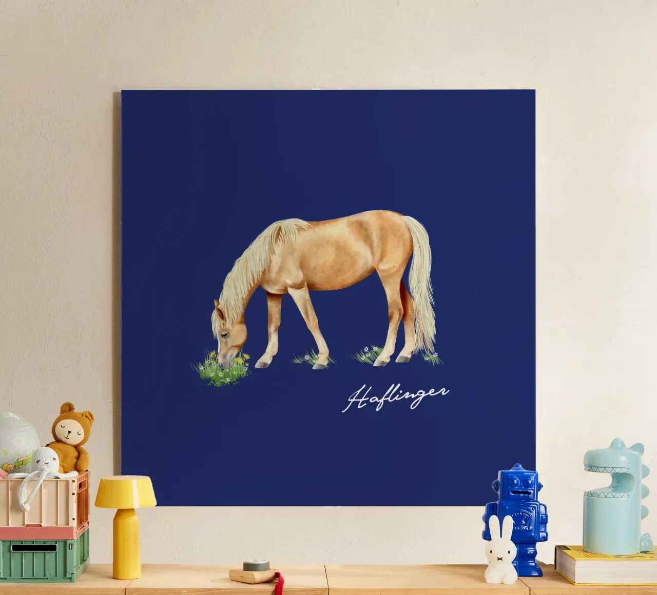 Haflinger plexiglas de Moonlit Illustrations
