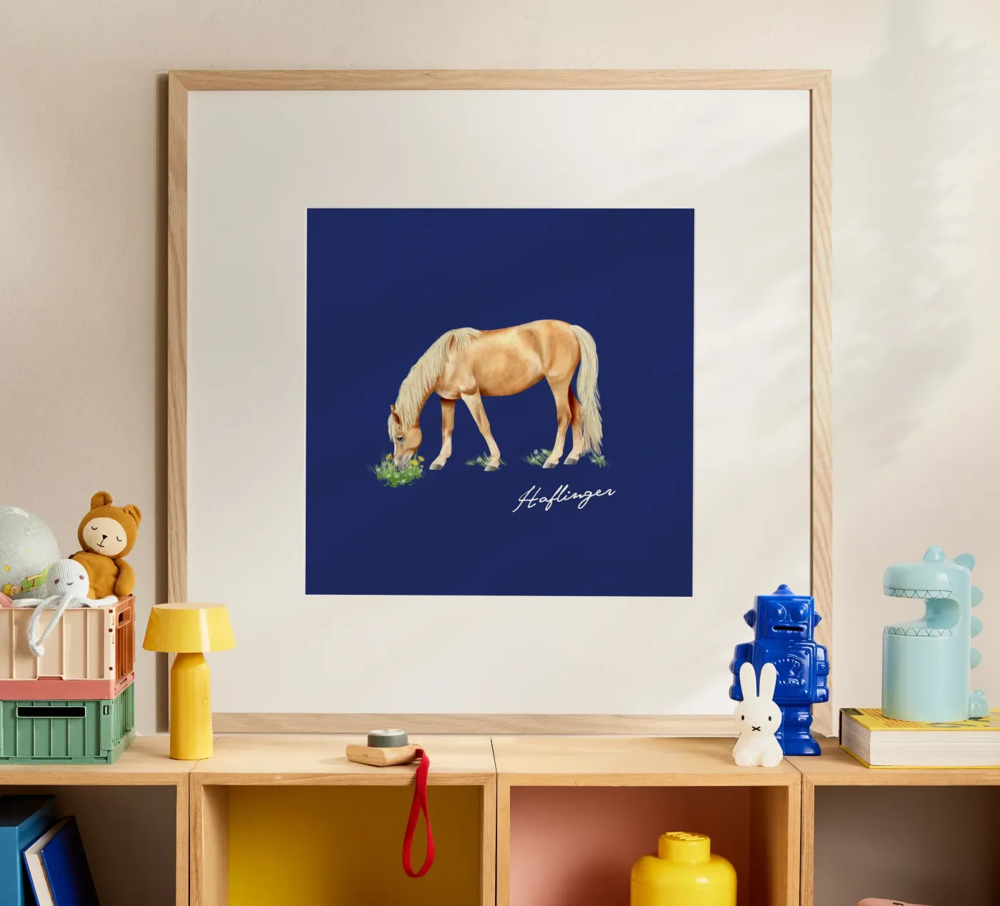 Haflinger Poster von Moonlit Illustrations