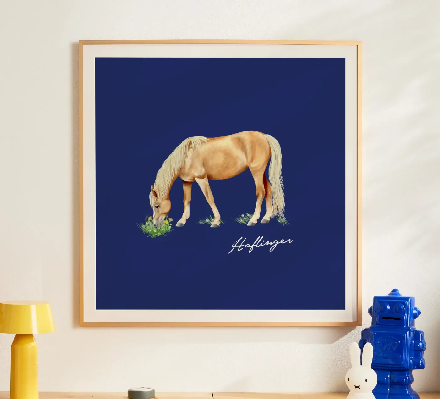 Haflinger Poster von Moonlit Illustrations