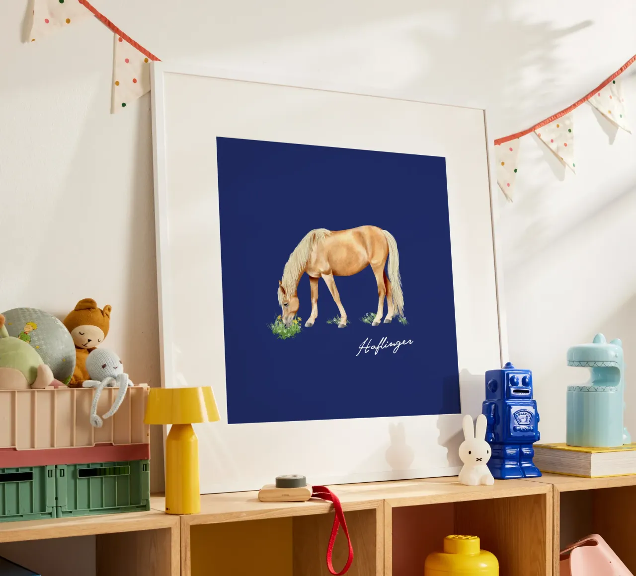 Haflinger hahnemühle by Moonlit Illustrations