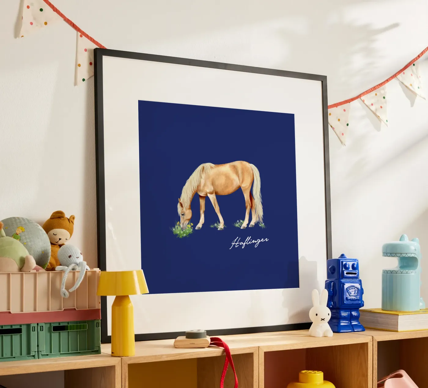 Haflinger Poster von Moonlit Illustrations