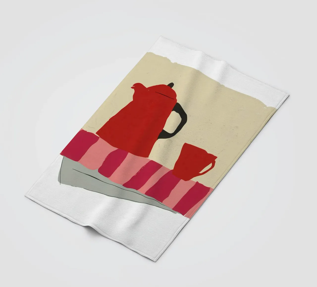 Rituale del caffè cremisi coperta in pile da Mossy Pigment