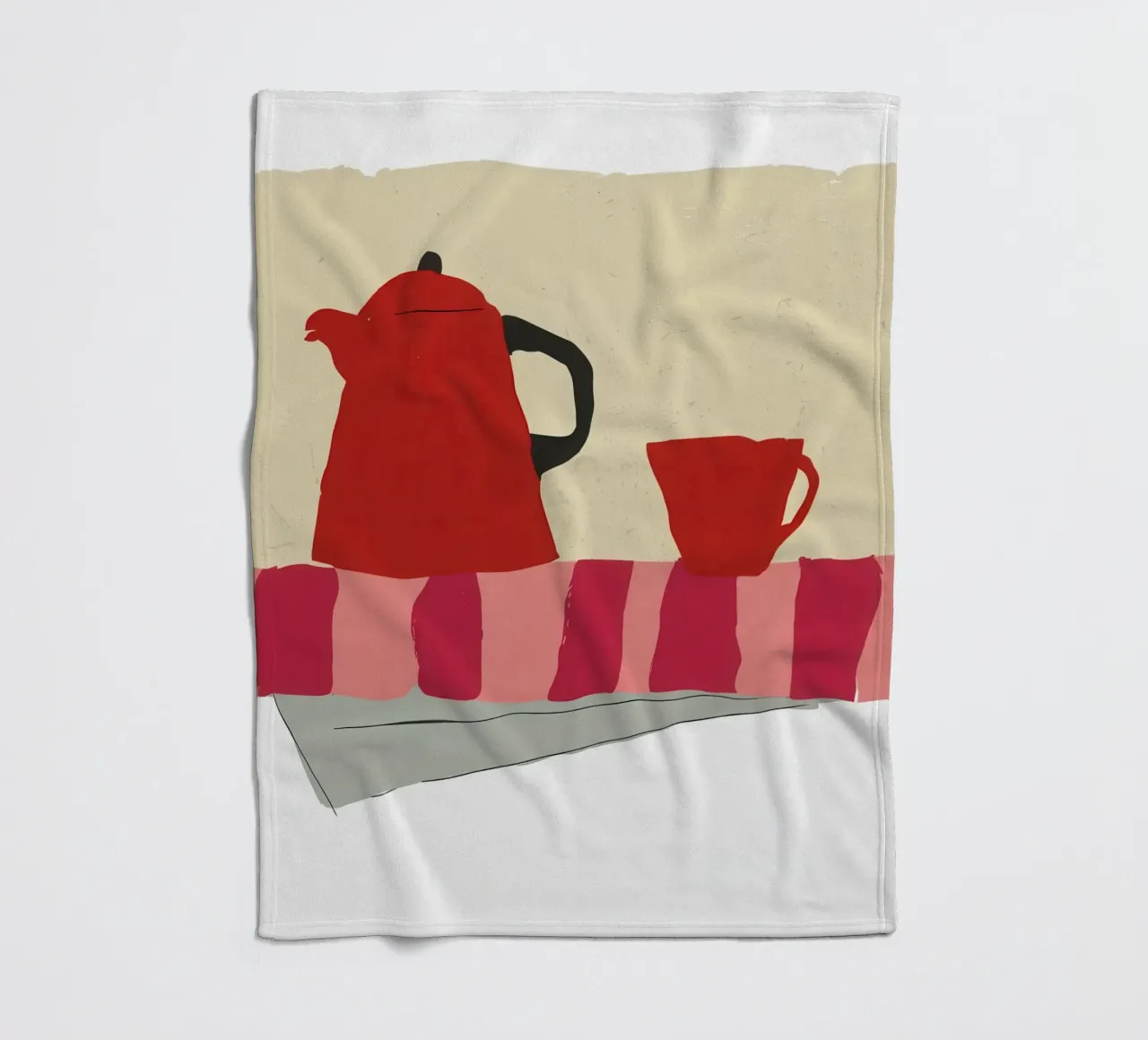 Rituale del caffè cremisi coperta in pile da Mossy Pigment