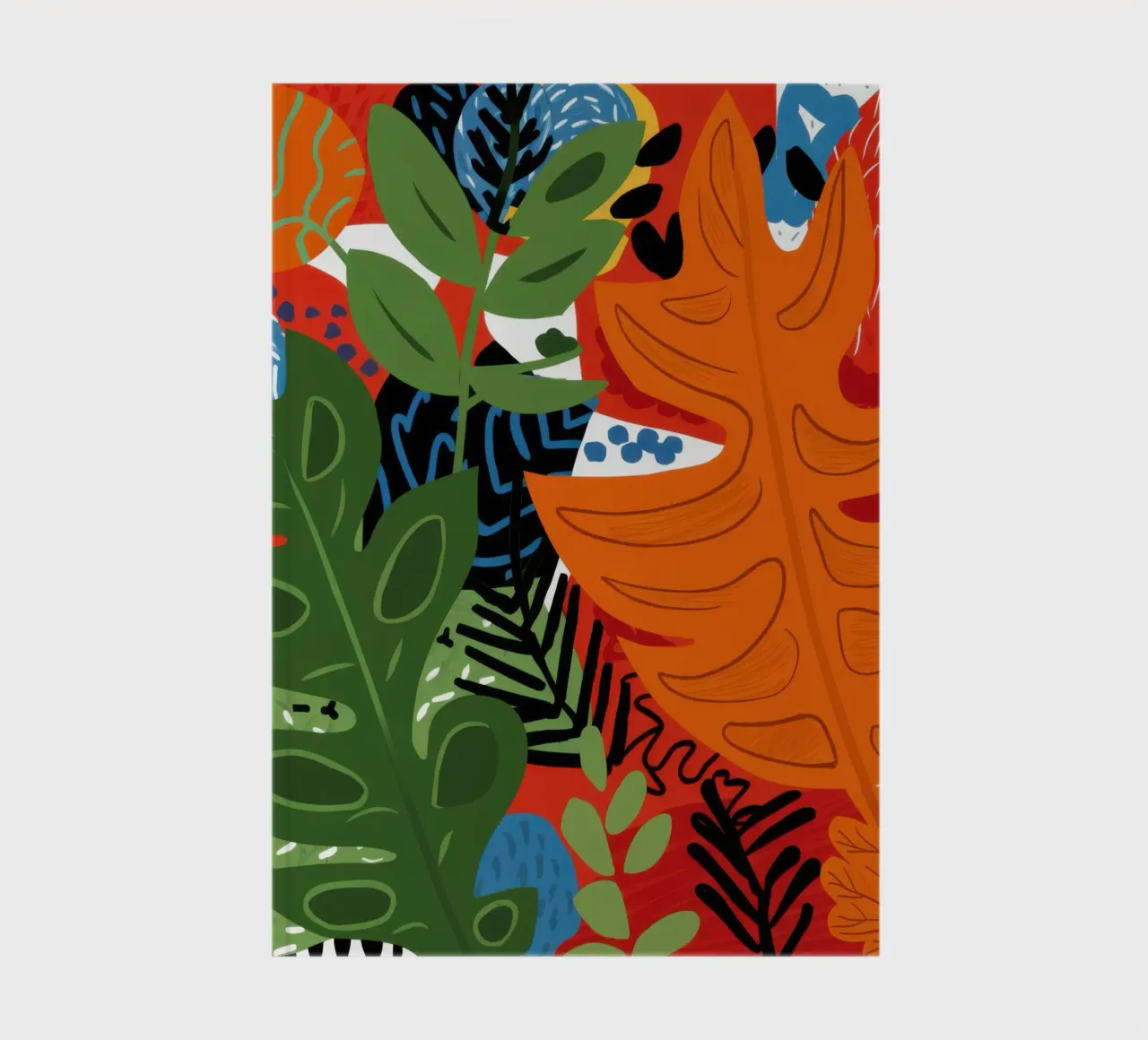 Abstract Tiger Jungle notebook by Arcane Lines