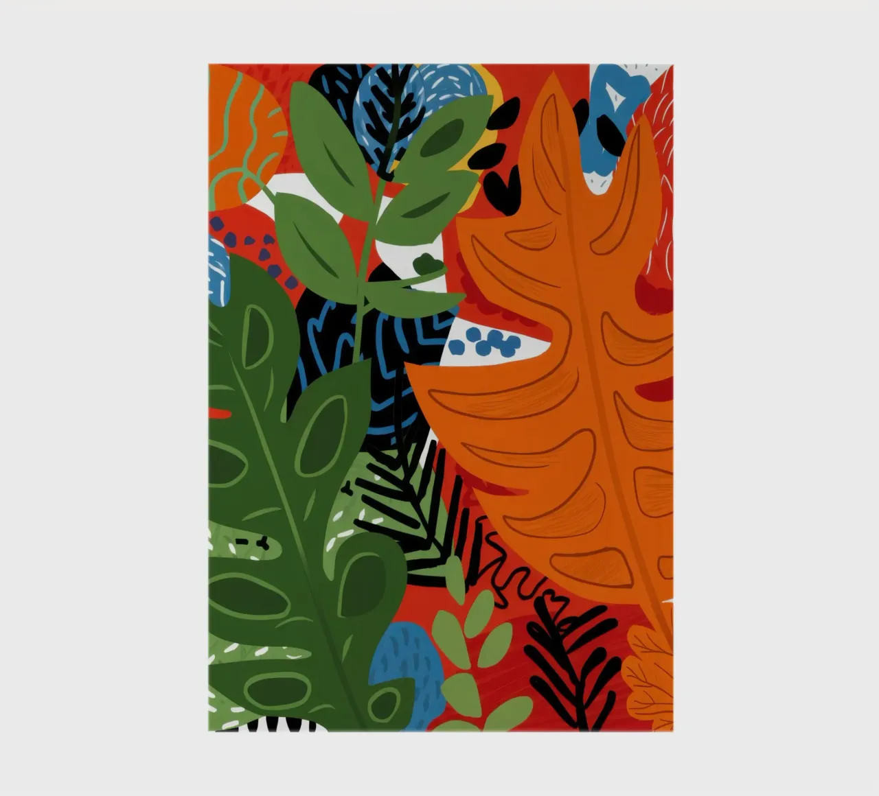 Abstract Tiger Jungle notebook by Arcane Lines