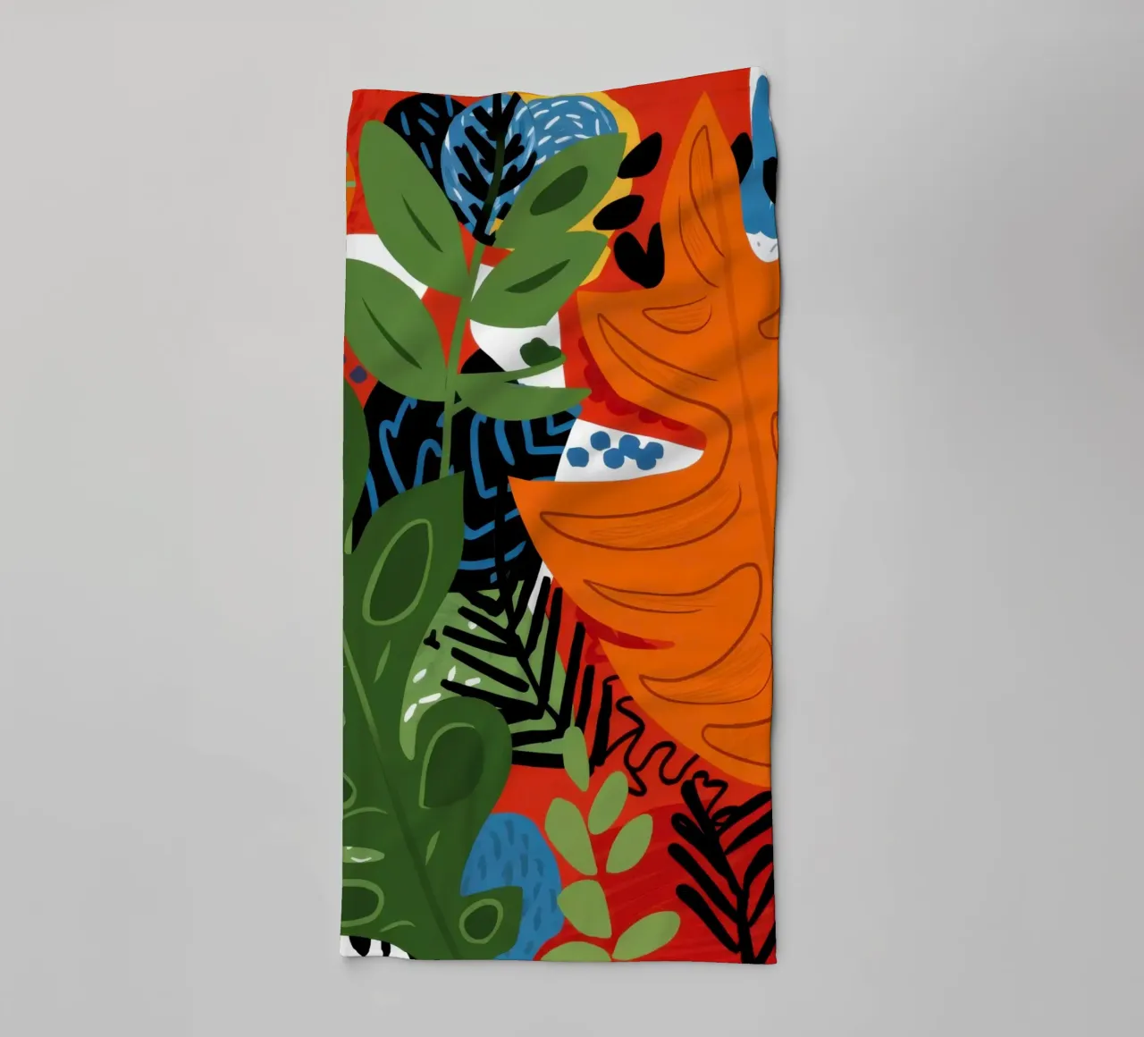 Abstract Tiger Jungle serviette de bain de Arcane Lines