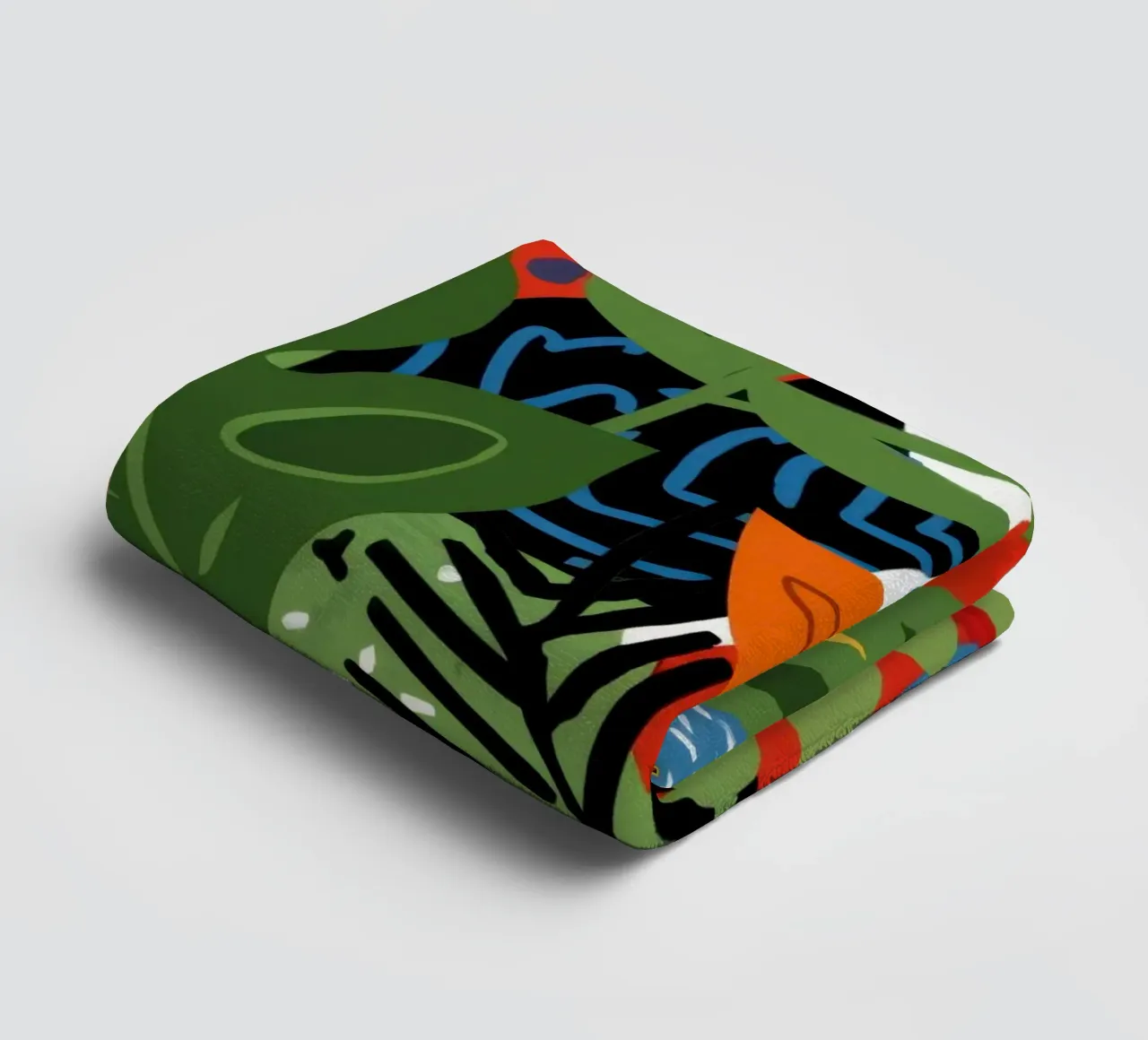 Abstract Tiger Jungle serviette de bain de Arcane Lines