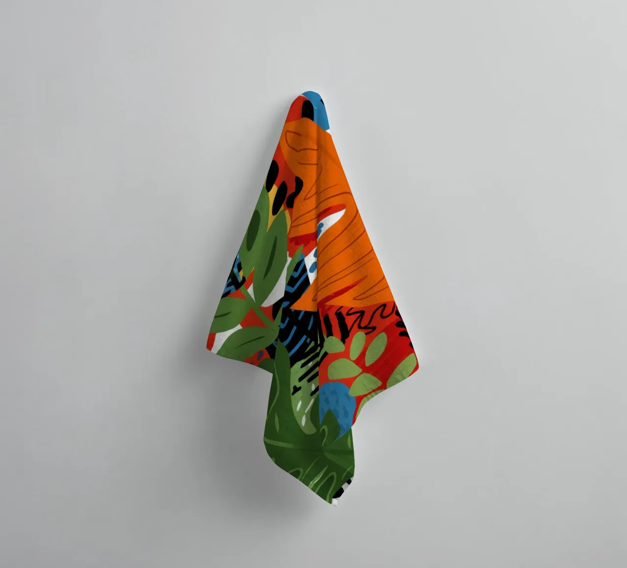 Abstract Tiger Jungle serviette de bain de Arcane Lines