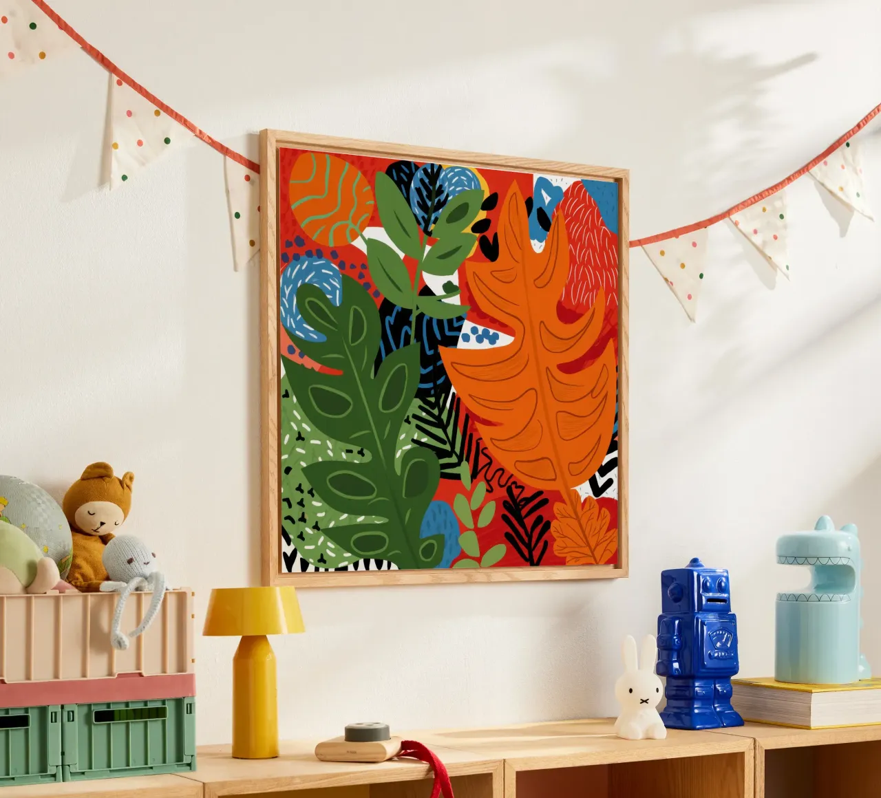 Abstract Tiger Jungle acrylic glass by Arcane Lines