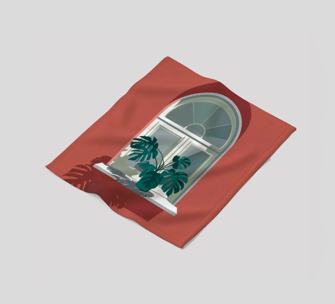 Sanctuary Window View fleece blanket by Hollow Years