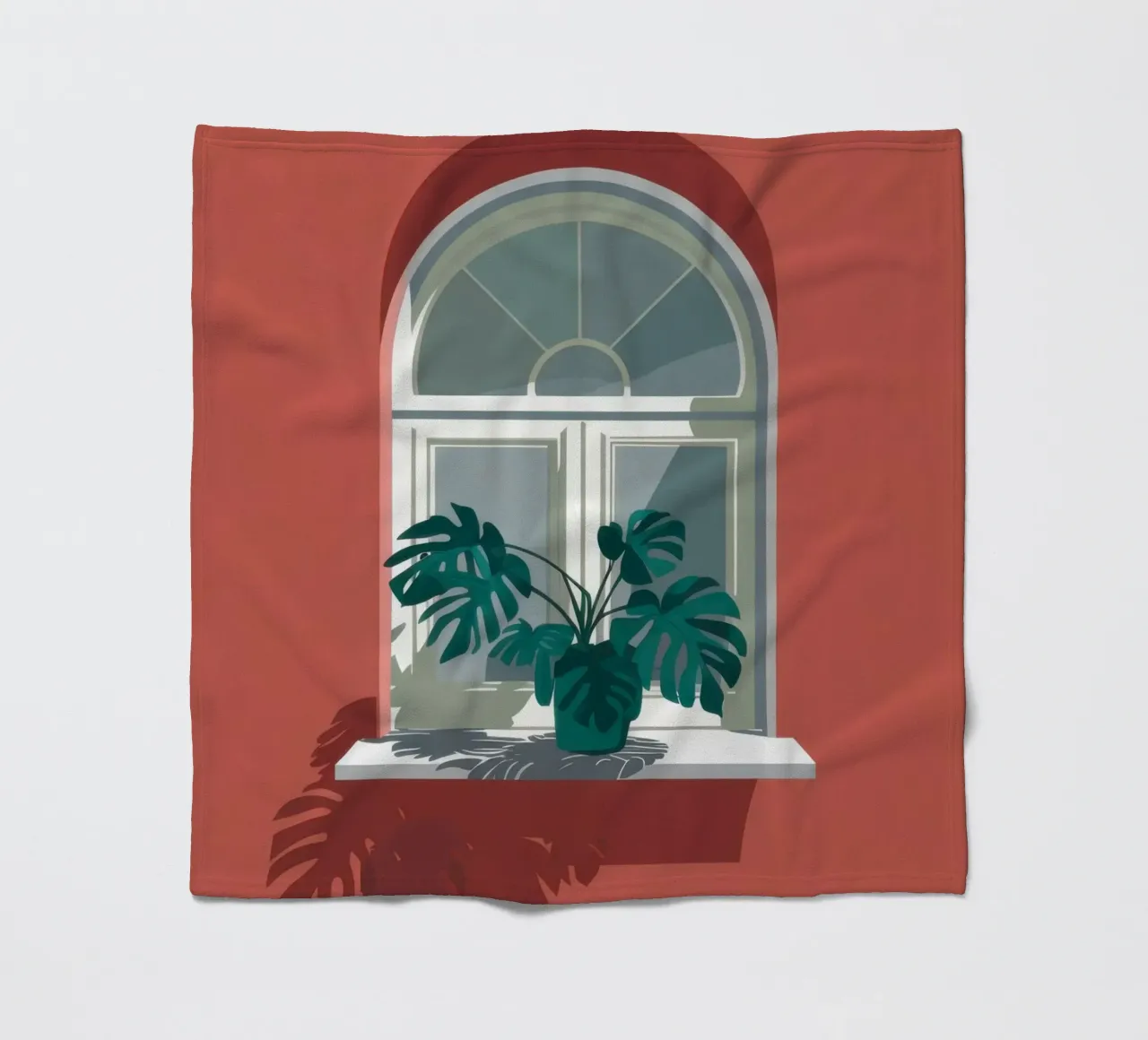 Sanctuary Window View fleece blanket by Hollow Years