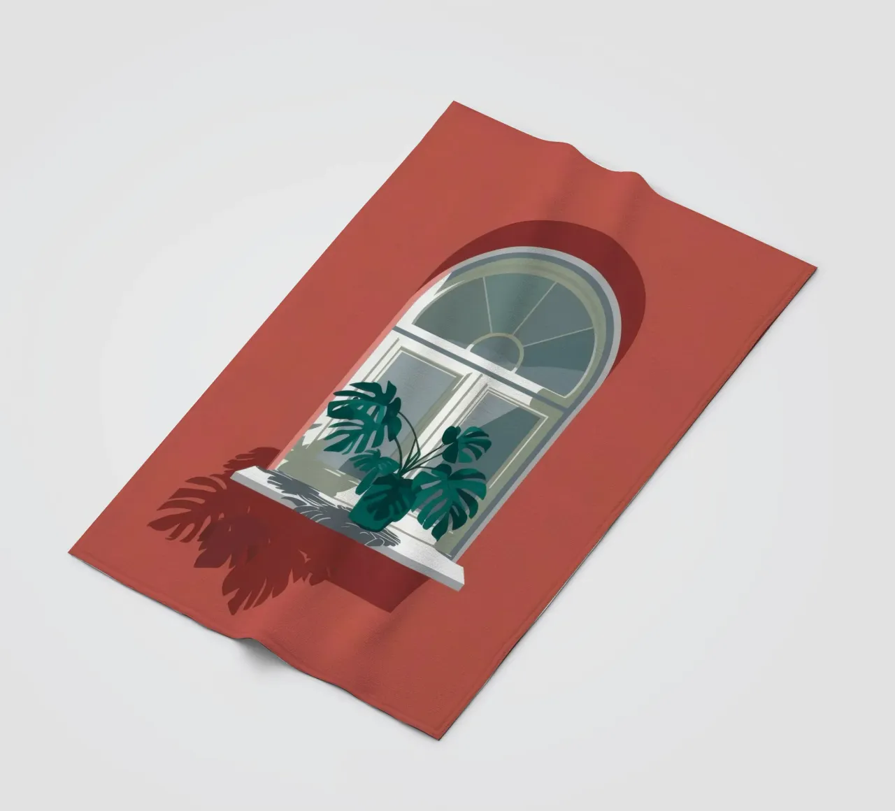 Sanctuary Window View fleece blanket by Hollow Years