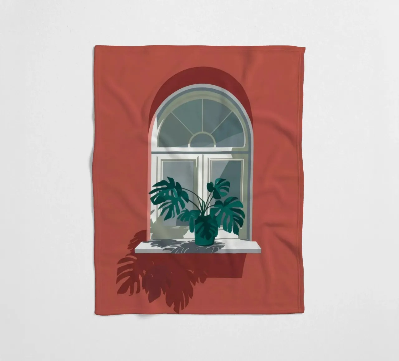 Sanctuary Window View fleece blanket by Hollow Years