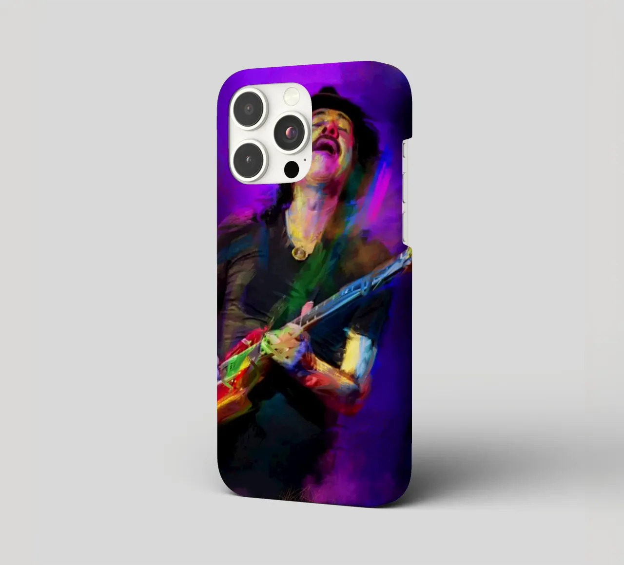 Carlos Santana abstract colorful pop art cover iphone da Hantamrata
