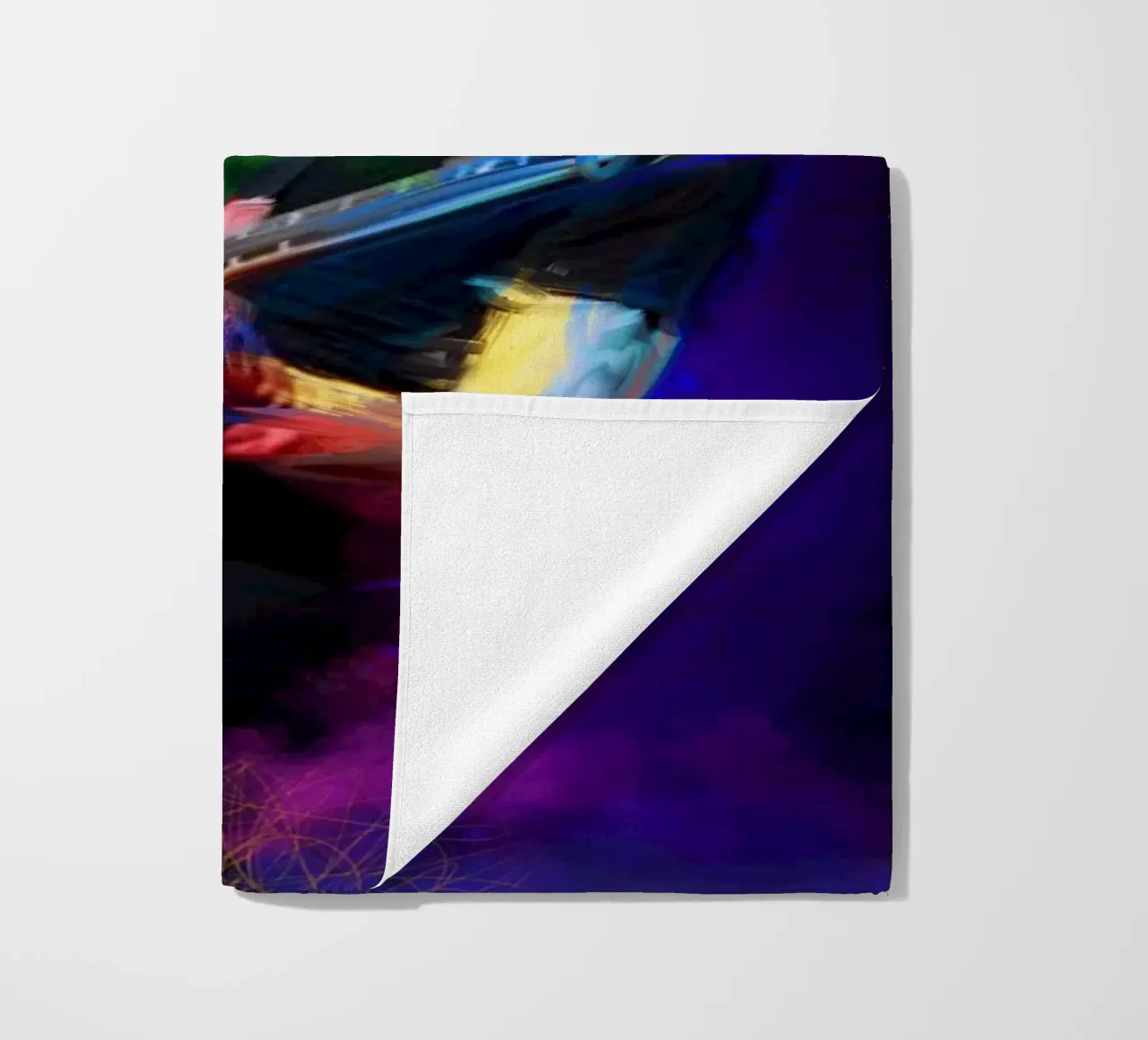 Carlos Santana abstract colorful pop art telo mare da Hantamrata