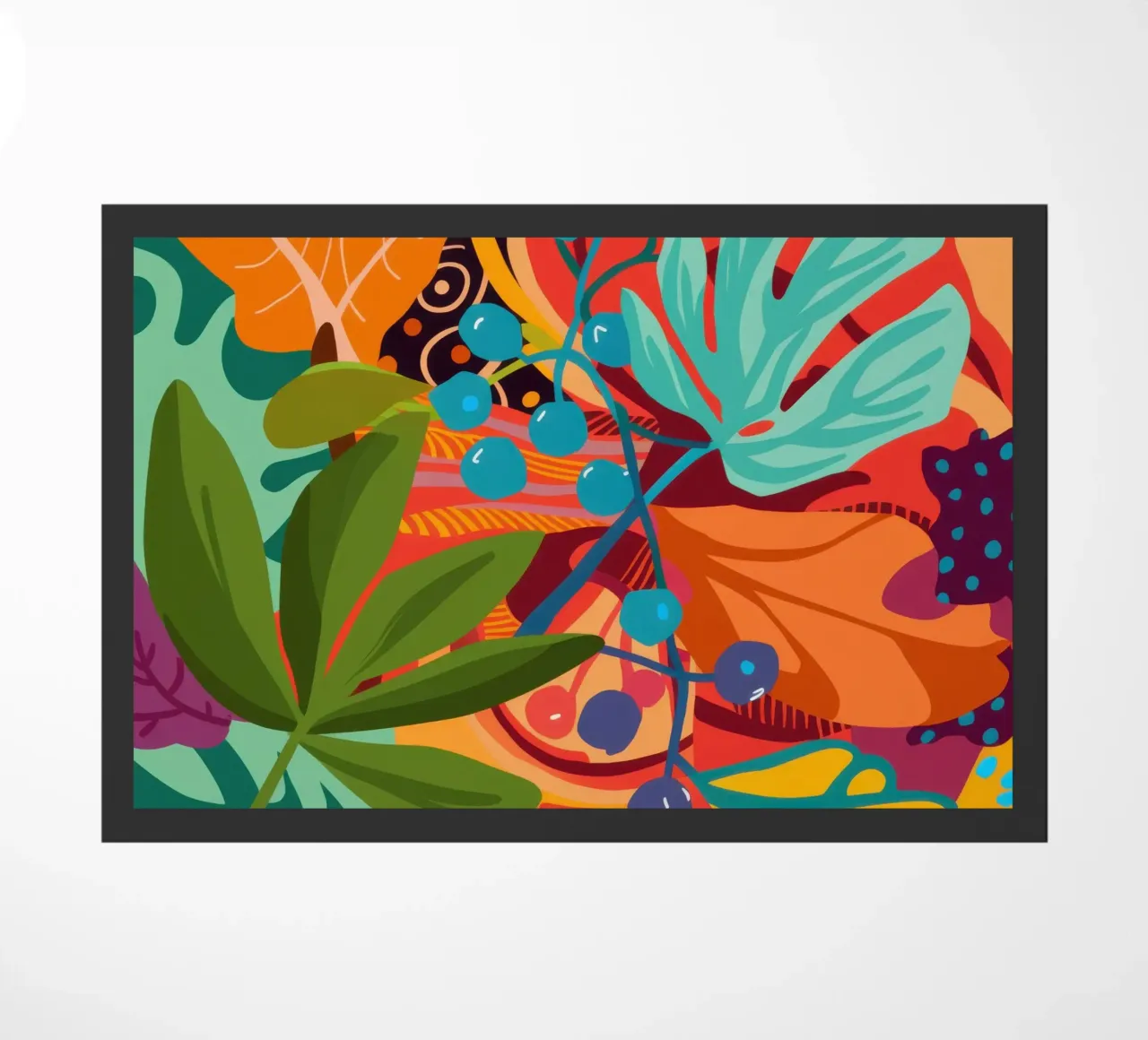 Tangerine Teal Tangle zerbino da Arcane Lines