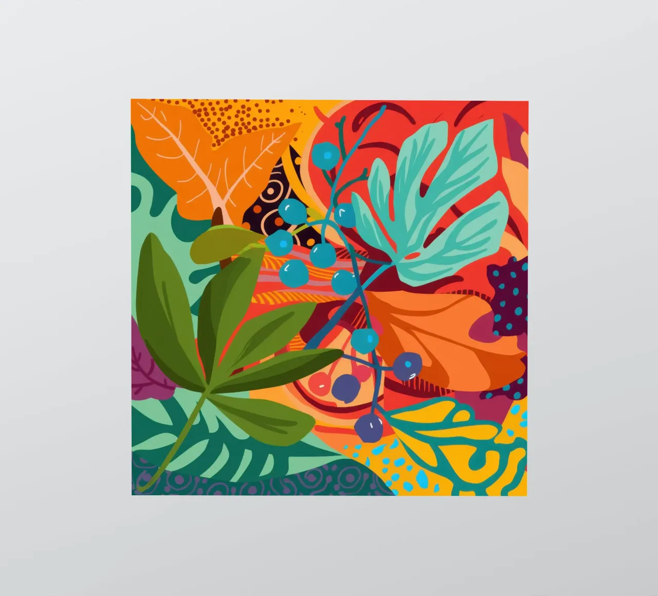 Tangerine Teal Tangle adesivo da Arcane Lines
