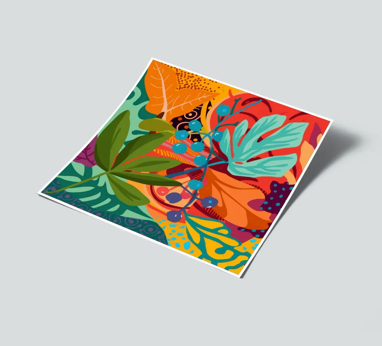 Tangerine Teal Tangle foglio adesivo da Arcane Lines